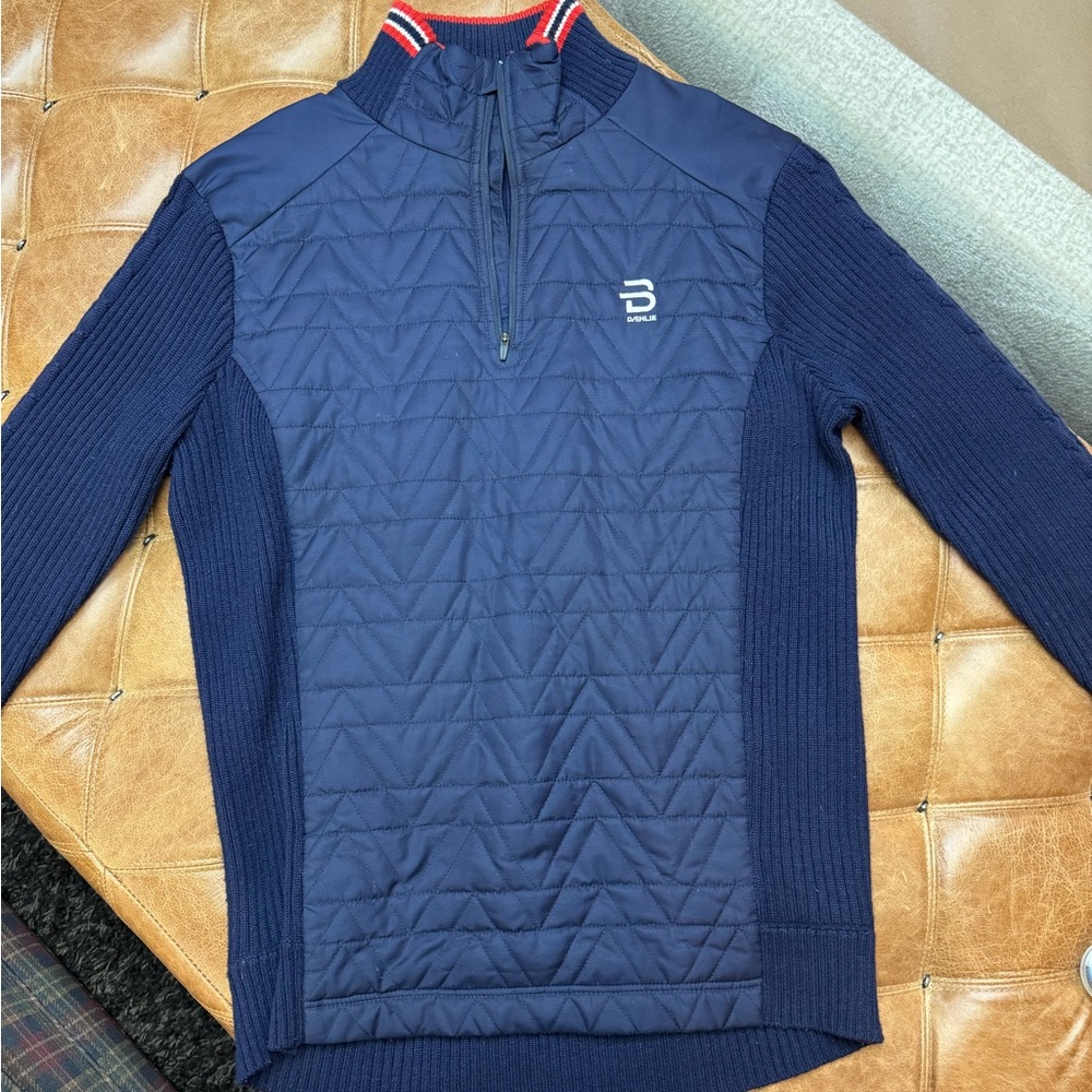 Navy Blue Daehlie XXL insulated half zip